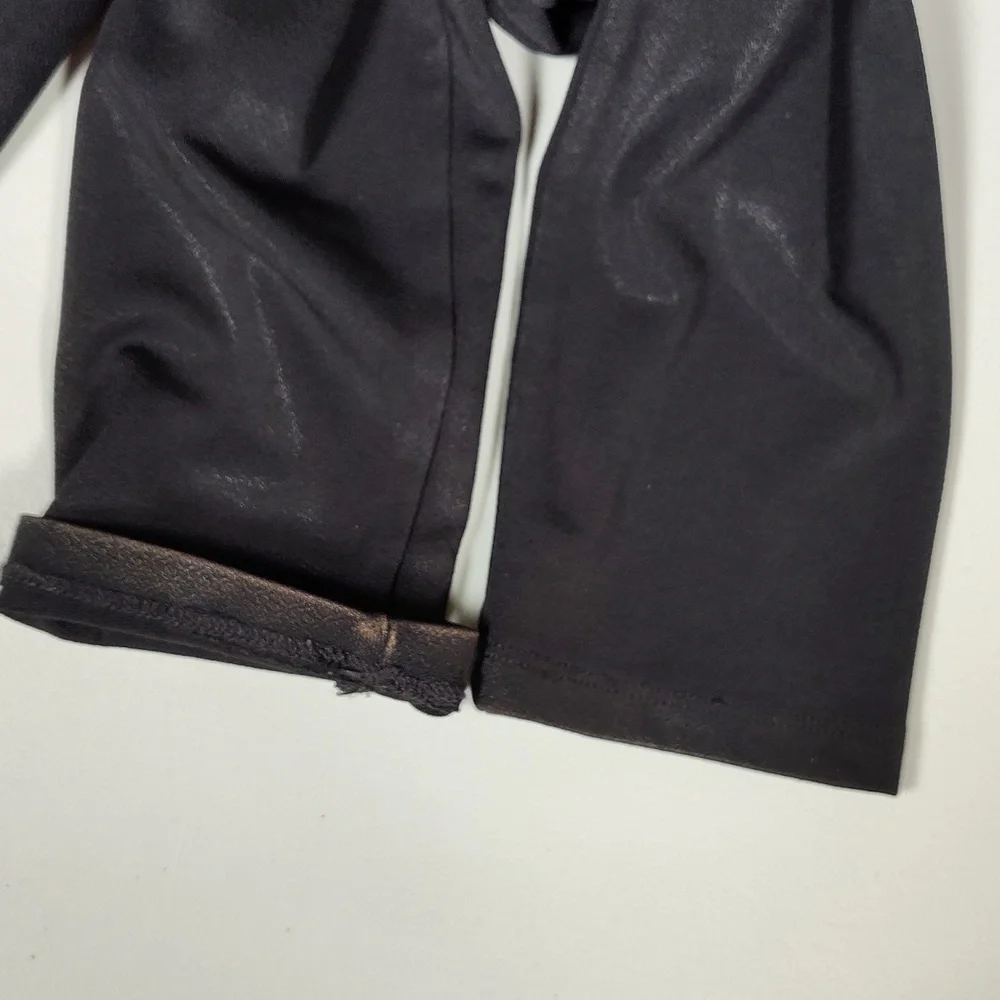 J. Crew black stretch button up collared shirt M